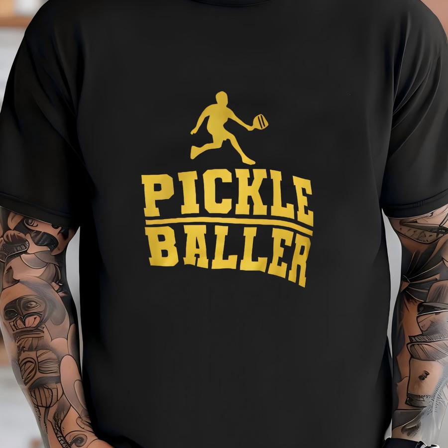 Pickleball Hoodie: Ring-spun Cotton Tee For Pickleball Enthusiasts T-shirt