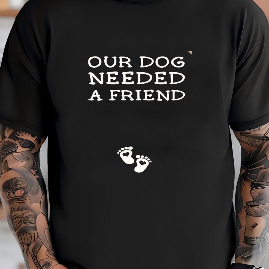 Dog Mom Pregnancy Announcement Shirt:  T-shirt