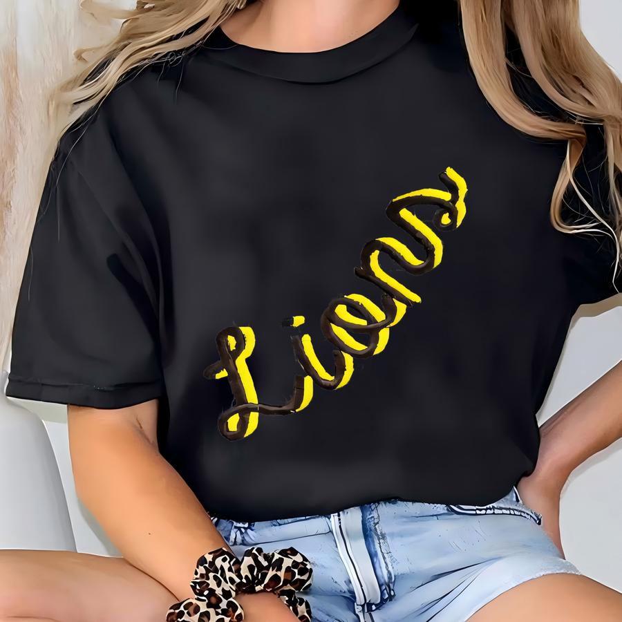 Personalized Neck Sweatshirt, Collar Sweatshirt, Mascot Collar , School Spirit Sweatshirt, Spirit Script T-shirt