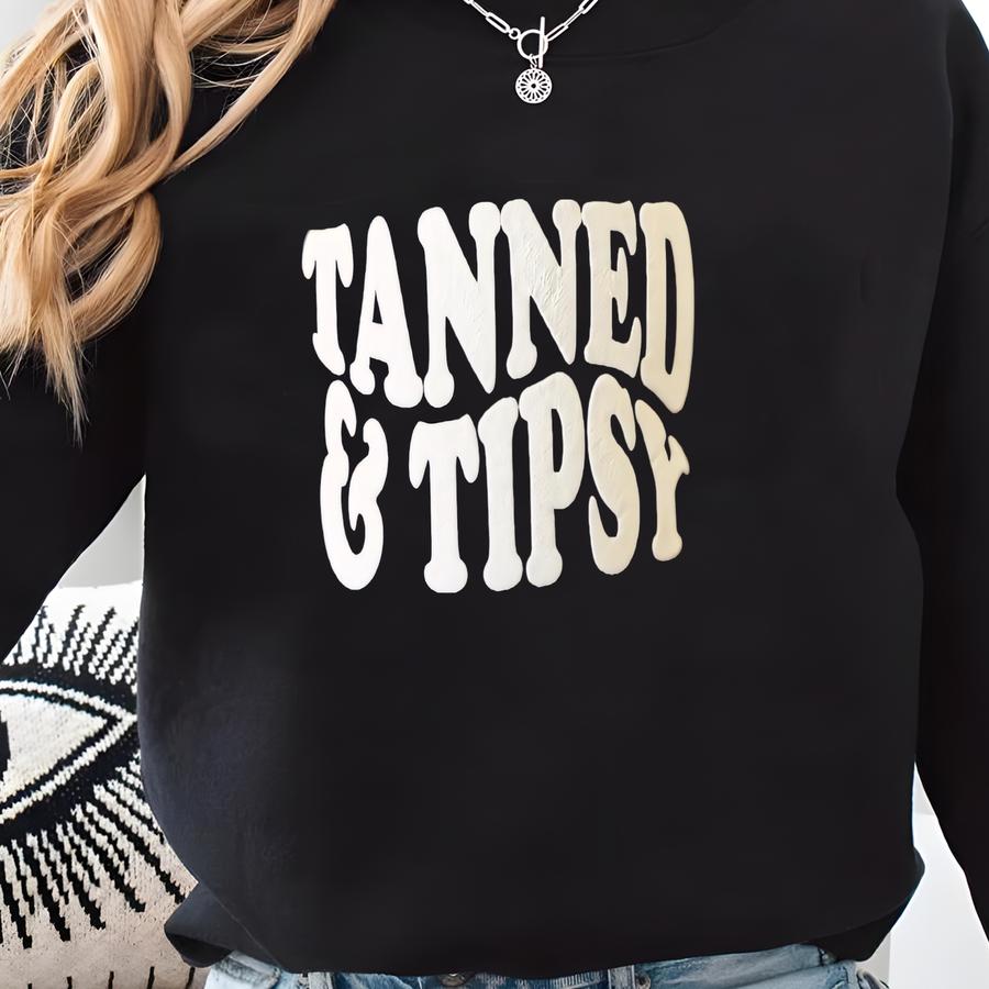 Tanned Tipsy Trucker Hat, Womens Trucker Hat, Lake Hat, River Hat, Navy Blue Trucker Hat Sweatshirt
