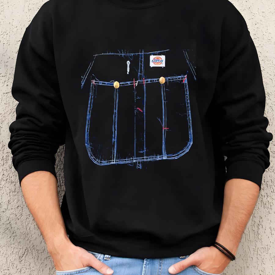 38 X 30, Dickie’s Overalls Sweatshirt