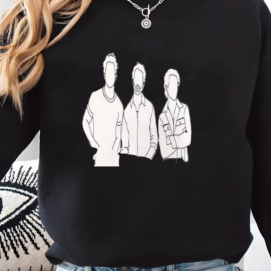 Jonas Brothers Outline Crewneck Sweatshirt, Jonas Brothers Sweatshirt, Custom Concert Merch, Jonas Brothers Merch, Jbros Pullover Sweatshirt Jonas Brothers Outline Crewneck Sweatshirt, Jonas Brothers Sweatshirt, Custom Concert Merch, Jonas Brothers Merch, Jbros Pullover Sweatshirt