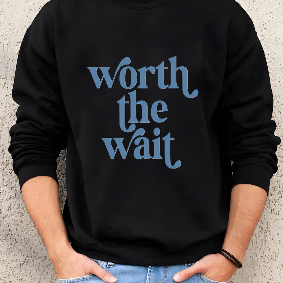 Ivf Pregnancy Reveal S® Brand, Worth The Wait Baby Bodysuit, Coming Home Outfit - Ccl29182 Sweatshirt