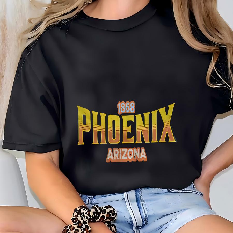 Vintage 70s 80s Style Pnix Arizona Tshirt, Pnix Ar Shirt, Retro Womens Mens Tshirts T-shirt
