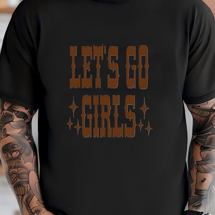 Let's Go Girls Foam Trucker Hat: Western Party  T-shirt