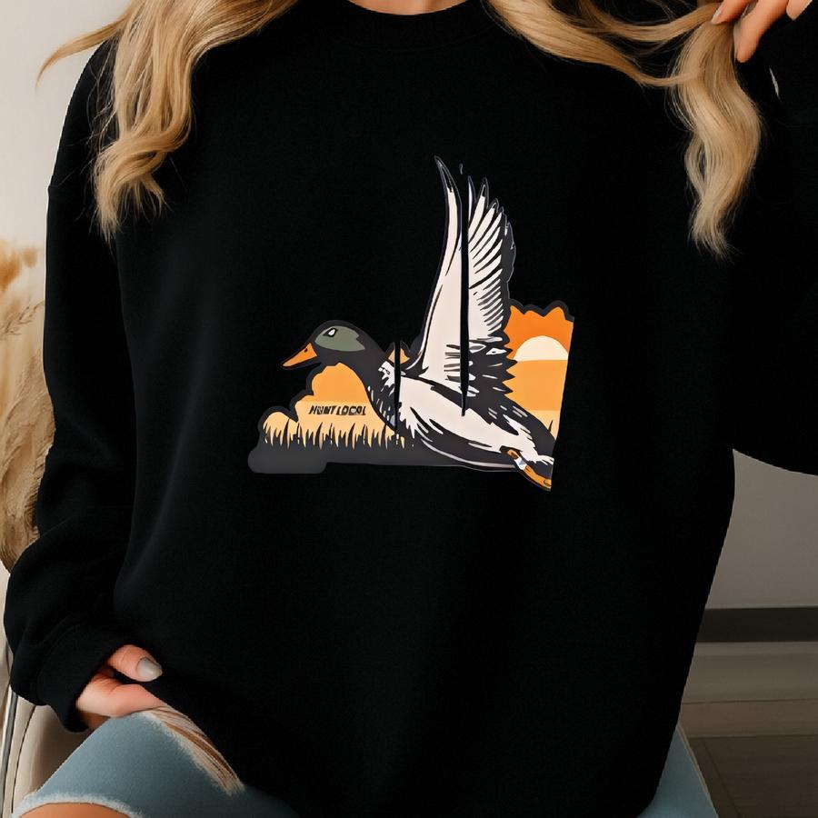 Kentucky - Sunset Duck Hunting Hoodie, Waterfowl Hunt Sweatshirt, Men's, Women's, Duck Hunter Sweater, Gifts For Duck Hunters, Gifts For Dad Sweatshirt