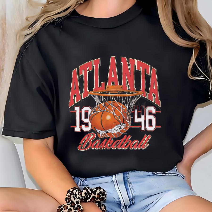 Atlanta Basketball Unisex Nublend® Crewneck Sweatshirt T-shirt