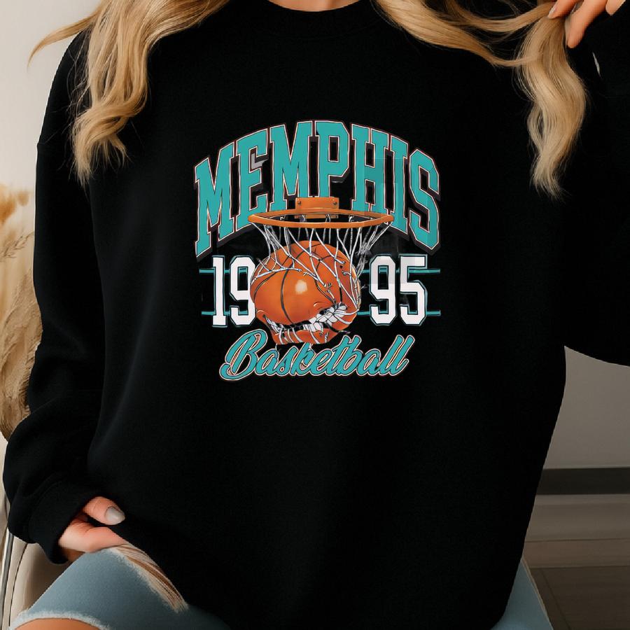 Memphis Basketball Unisex Nublend® Crewneck Sweatshirt Sweatshirt