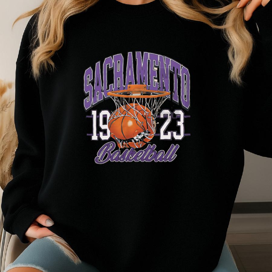 Sacramento Basketball Unisex Nublend® Crewneck Sweatshirt Sweatshirt
