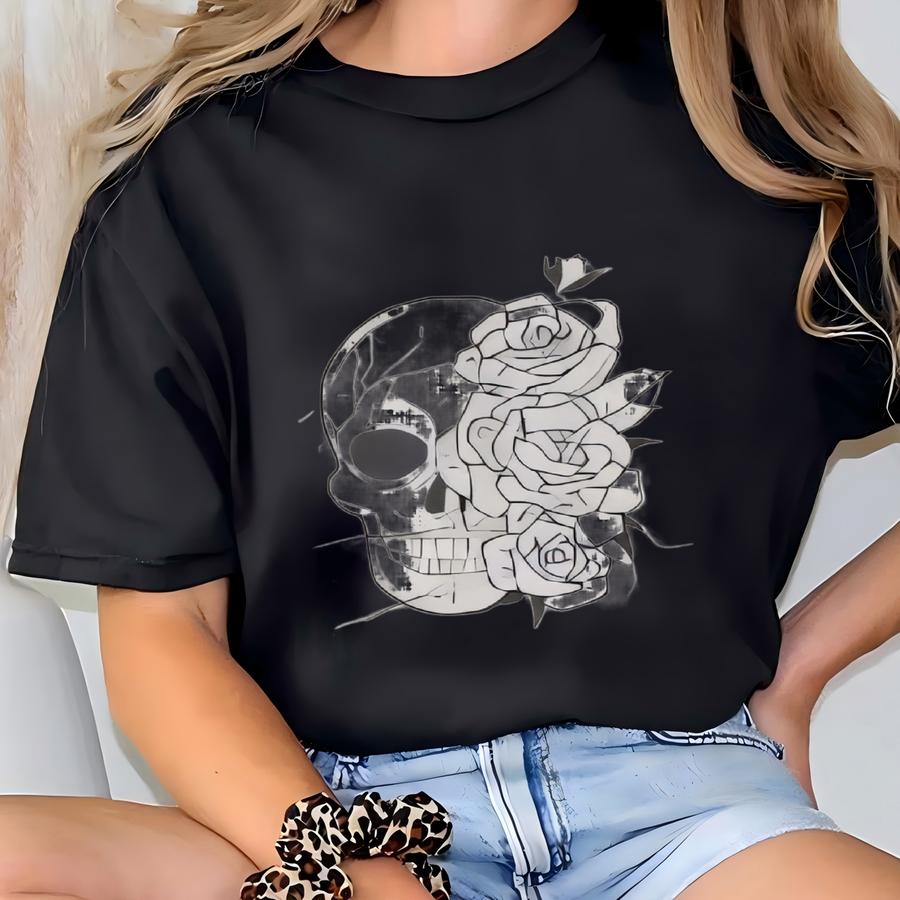 Skull Front, Being Normal Is Vastly Overrated - Unisex Color Blast Crewneck Sweatshirt T-shirt