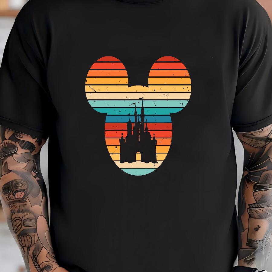 Sunset Shirt, Magic Kingdom Shirt, Matching Family Travel Shirt, Land, World, Mouse Tees T-shirt