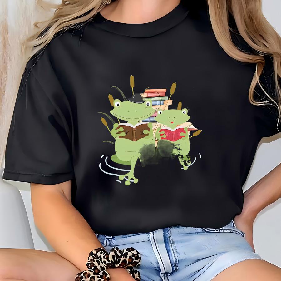 We Are Together Until The End Of Books Sweatshirt, Frog Sweatshirt, Bookish Sweatshirt, Book Sweatshirt, Book Lover Gift, Book Hoodie T-shirt