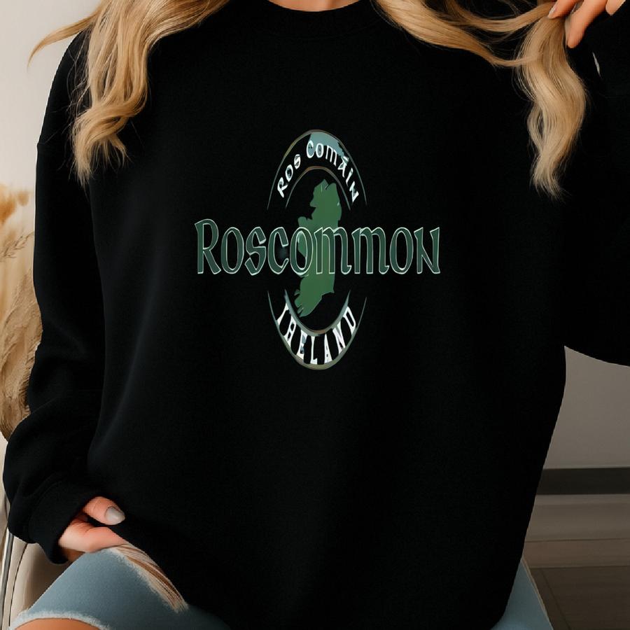 Roscommon Ireland Longe Sve Shirt Sweatshirt