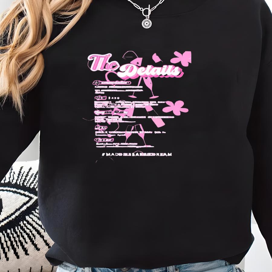 Let's Party Bachelorette Invitation Deluxe Canva Itinerary Template Custom Pink Bachelorette Weekend Invite Bach Weekend Schedule Printable Sweatshirt