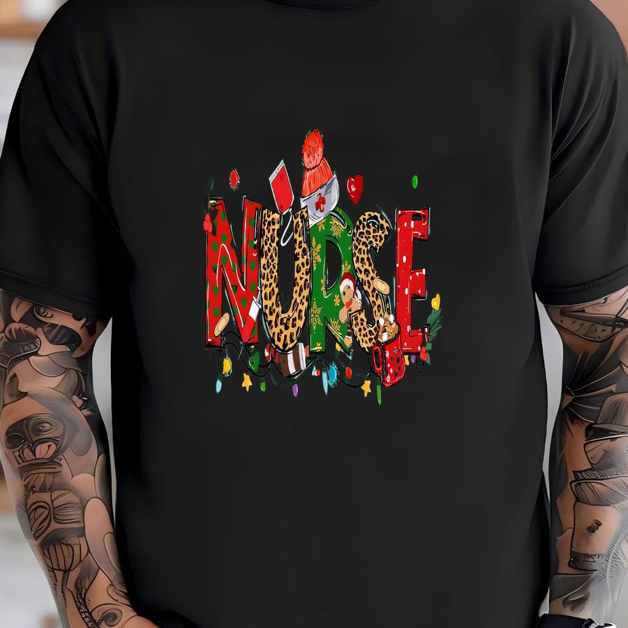 Christmas Nursing Shirt, Nursing School Hoodie,nurse Christmas Shirt, Christmas Sweatshirt, 2023 Christmas,nurse Shirt,nurse Gift For Woman T-shirt
