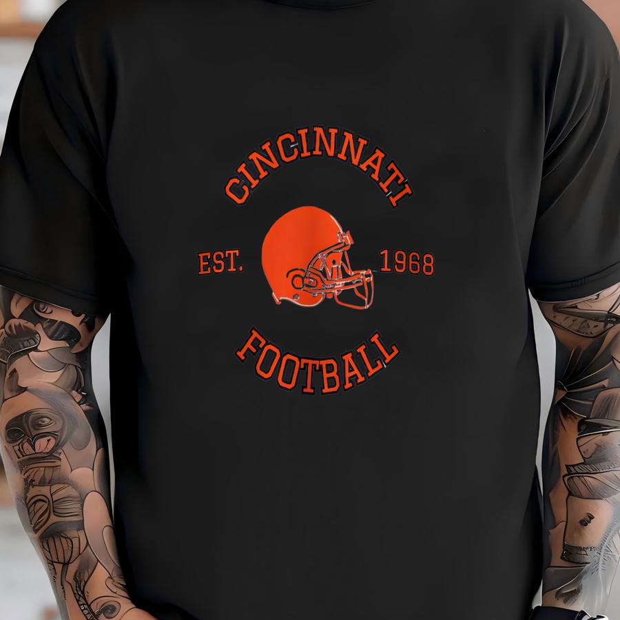 Unisex Cincinnati Football Crewneck Sweatshirt T-shirt