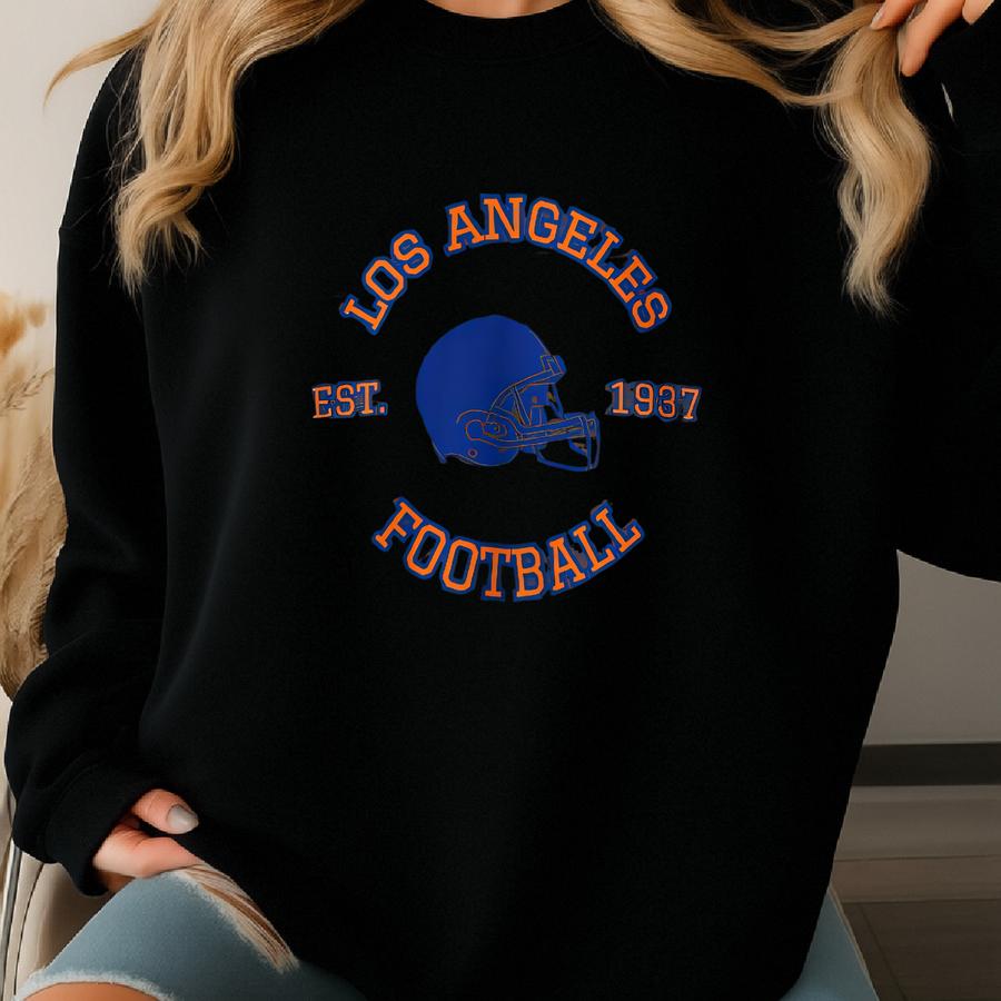 Unisex Los Angeles R Football Crewneck Sweatshirt Sweatshirt
