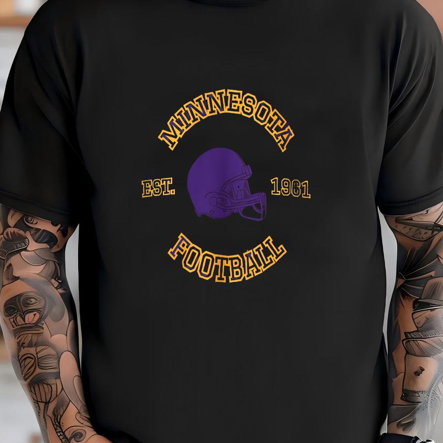 Unisex Minnesota Football Crewneck Sweatshirt T-shirt