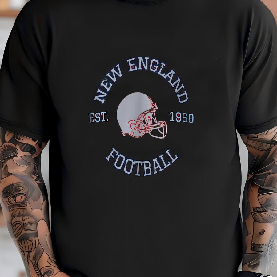 Unisex New England Football Crewneck Sweatshirt T-shirt
