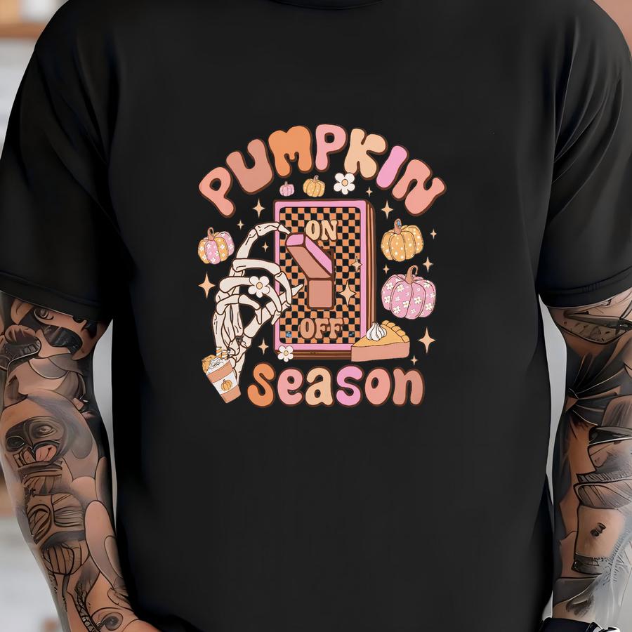 Retro Tis The Season Pumpkin Spice Fall Coffee Sweatshirt,fall Shirt,pumpkin Latte Drink,thanksgiving Pumpkin Spice Shirt,halloween Crewneck T-shirt