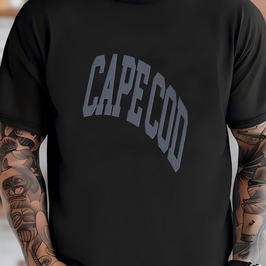 Cape Cod Beachy Sweatshirt Faded Vintage Aesthetic Style Cape Cod Massachusetts Crewneck Minimalist Cape Cod Cozy Sweatshirt T-shirt