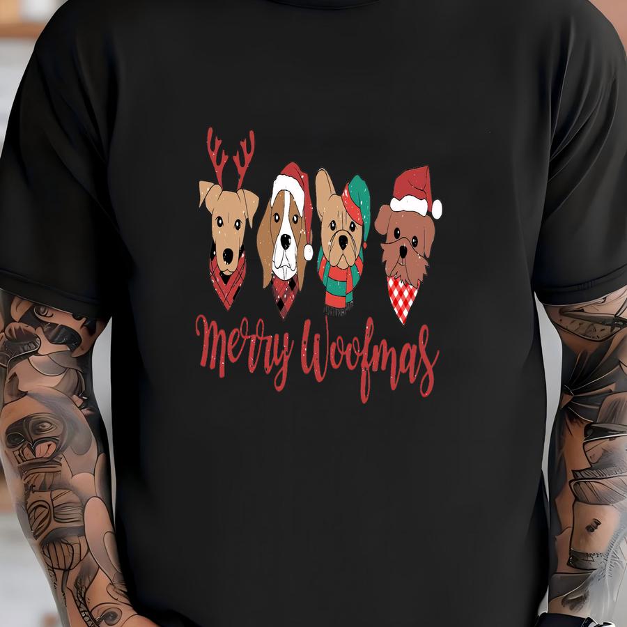 Christmas Dogs Sweatshirt, Dog Mom Shirt, Christmas Dogs Sweatshirt, Dogs Sweatshirt, Puppies Shirt, Christmas Sweatshirt, Christmas Shirt T-shirt