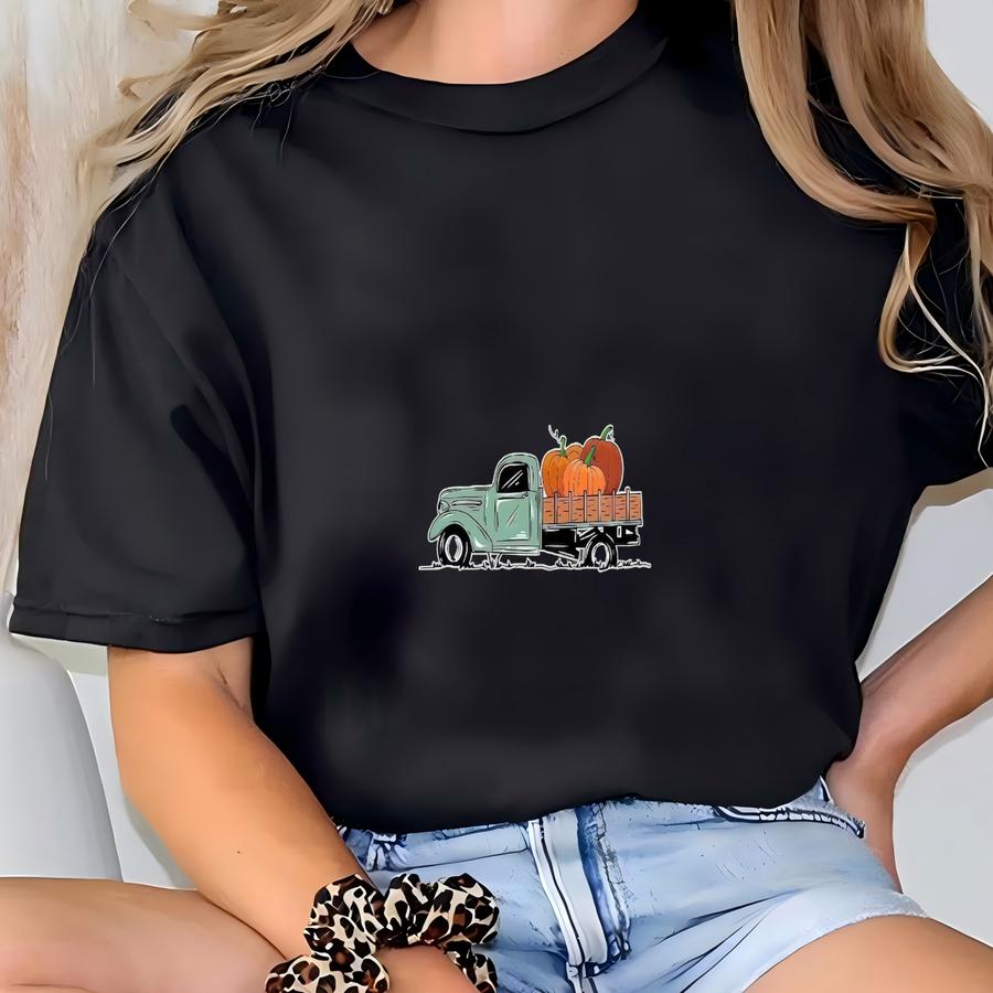 Farm Fresh Pumpkins Sweatshirt, Pumpkin Shirt, Fall Sweater, Fall Sweatshirt, Pumpkin Patch Sweatshirt, Womens Fall Shirt, Pumpkin Crewneck T-shirt