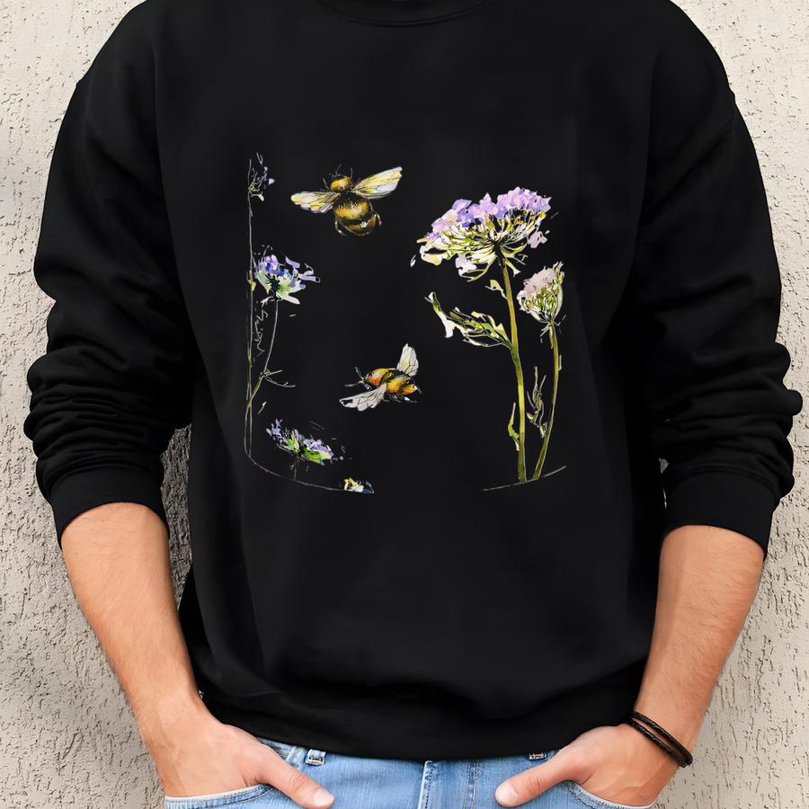 Bee Mug Ceramic Bee Ceramic Mug Bee Coffee Mug For Her Bumble Bee Mug Gift For Mothers Day Pollinator Gift Bumble Bee Gift For Mom Sweatshirt