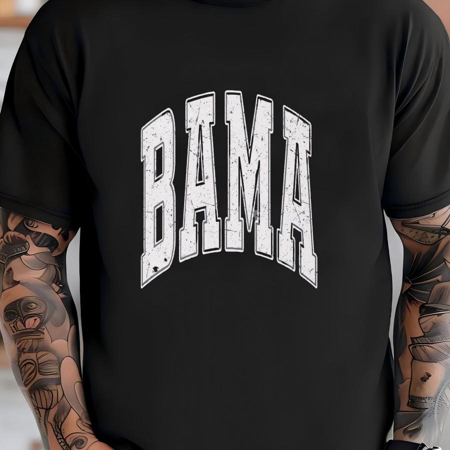 Bama ® Faded Vintage Aesthetic Sweatshirt Garment-dyed Crewneck Premium Quality Unisex Sweatshirt T-shirt