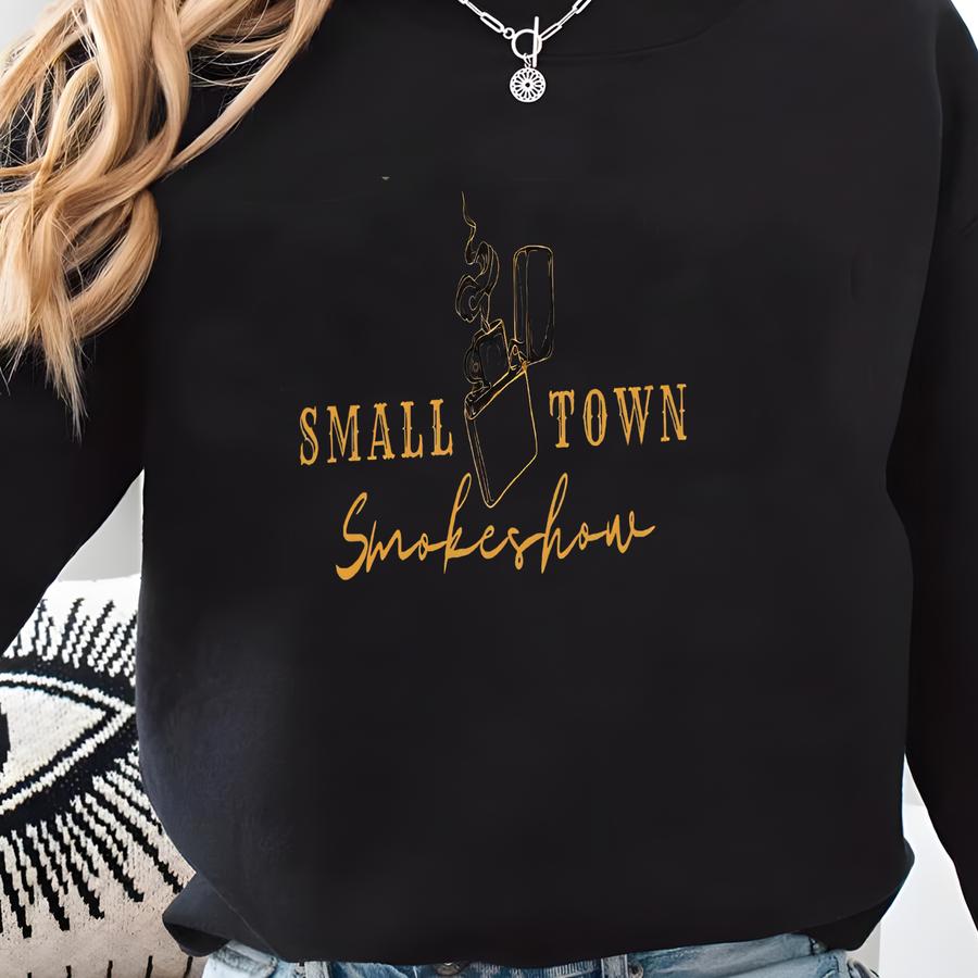 Small Town Smokeshow, Western Jersey Short Sve Tee, Red Dirt Country, Concert Tee, Small Town Tee, Small Town Girl Sweatshirt