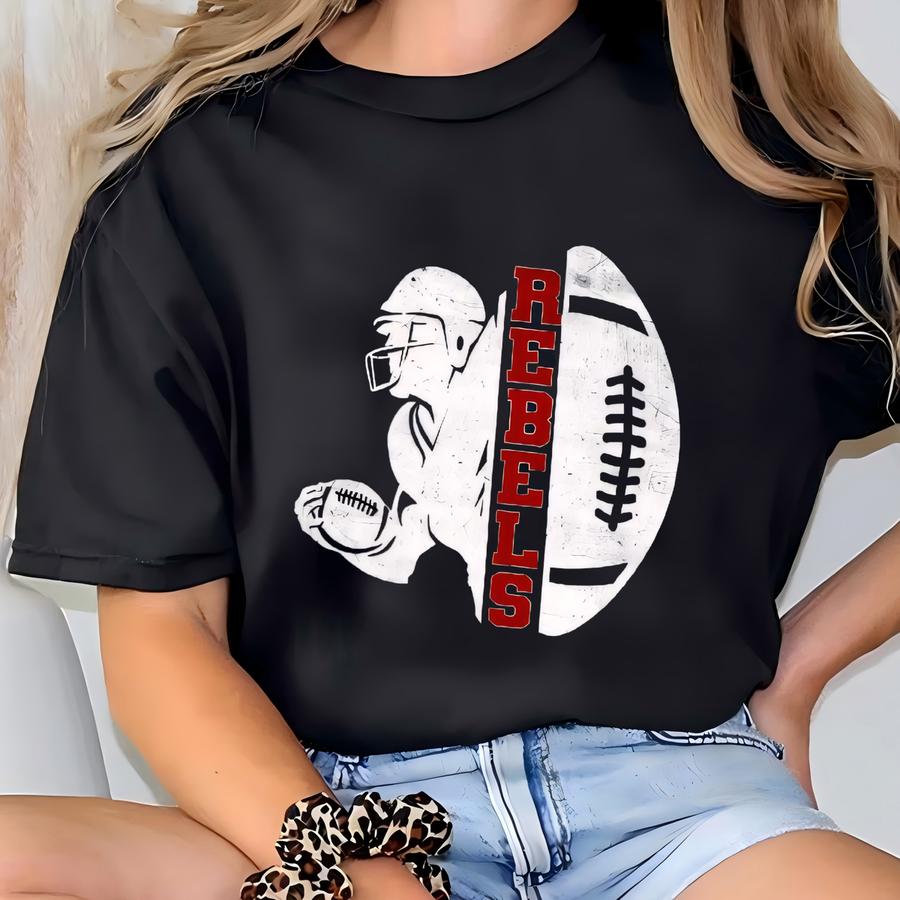 Custom Football Mom Hoodie: Personalized Team Colors Sweatshirt T-shirt