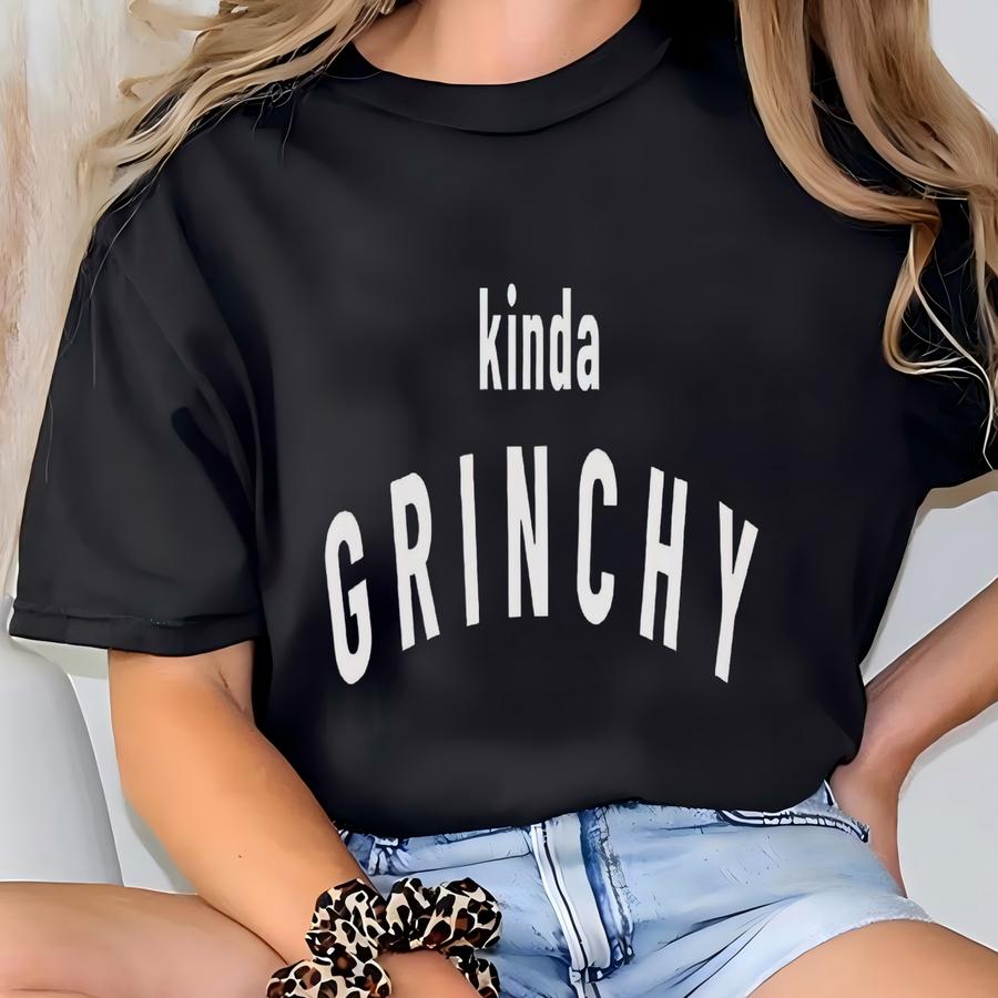 Y Christmas Sweatshirt, Kinda Y Crewneck, Sarcastic Xmas Sweater, Grouchy Holiday Crew Neck, Gildan T-shirt