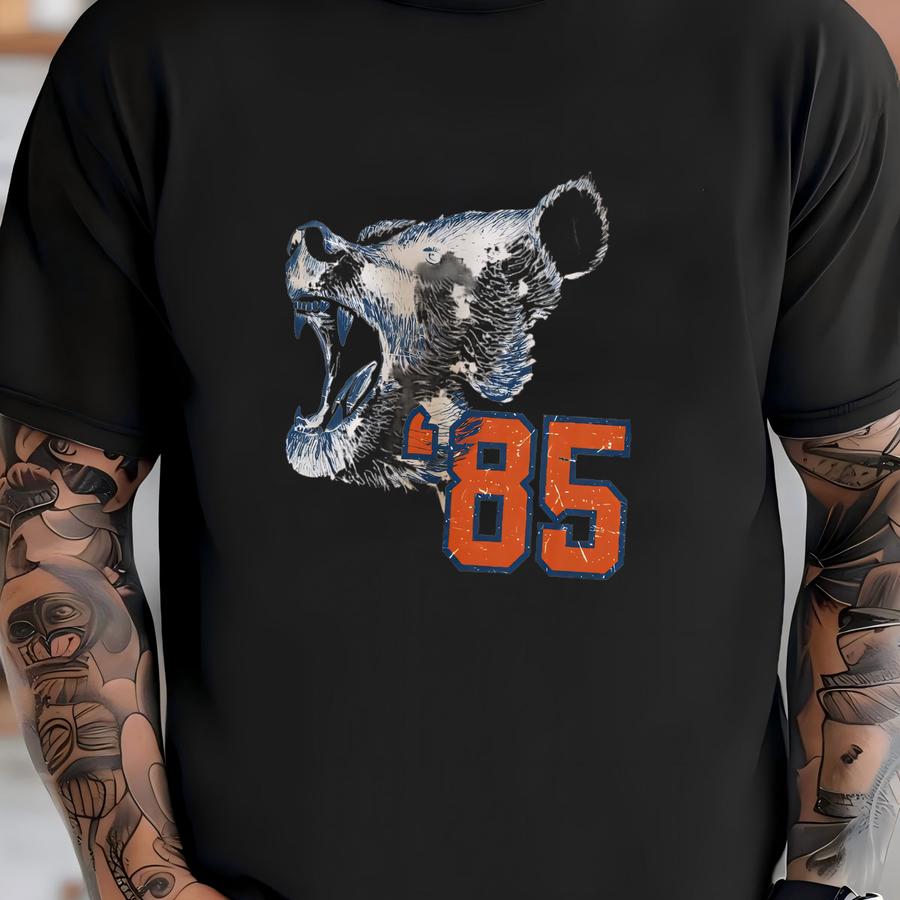 Vintage Chicago Football '85 Crewneck, Retro Football Sweatshirt, Mens And Womens Sweatshirt, Throwback Chicago Sweatshirt, Chicago Gameday T-shirt