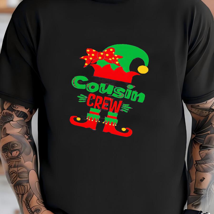 Cousin Crew Shirt, Cousin Crew Party Shirt, Matching Cousin Shirt, Christmas Cousin Shirt, Gift For Cousins, Christmas Gift, Cousin Night T-shirt
