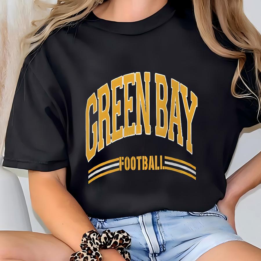 Green Bay Football Sweatshirt, Green Bay Football Vintage, Green Bay Football Crewneck, Green Bay Footbal, Green Bay Retro, For Women Men T-shirt