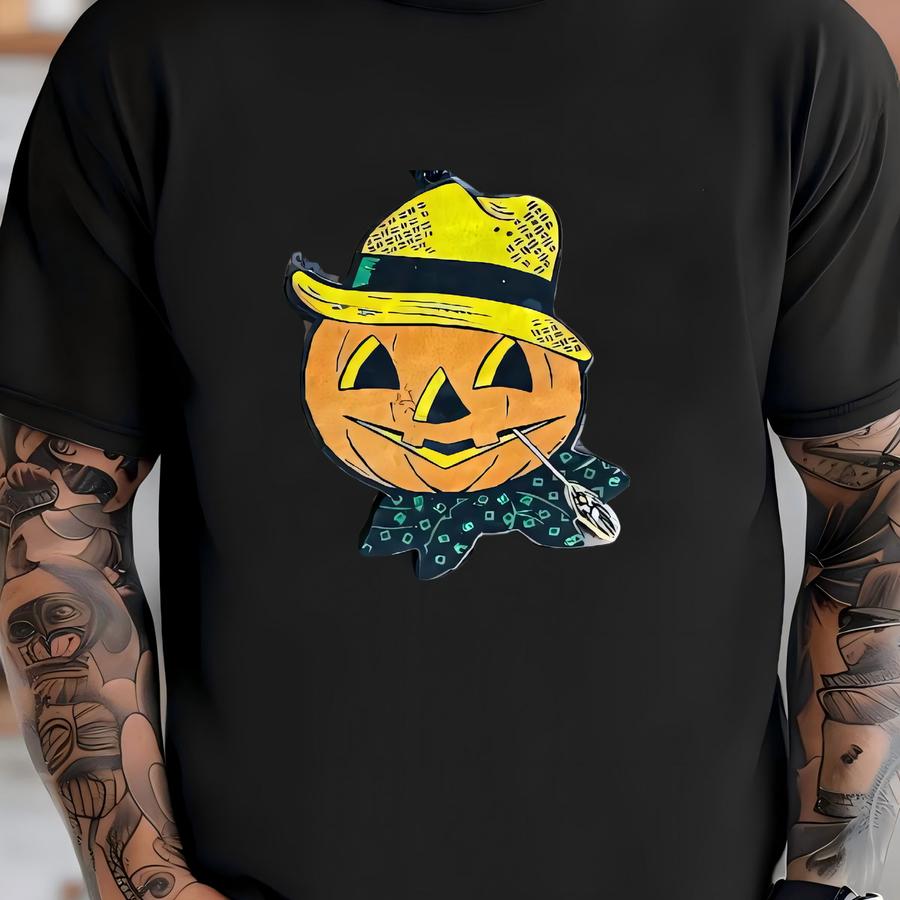 Handmade Halloween Wooden Ornaments: 1970s Vintage Style, Set Of 4 T-shirt