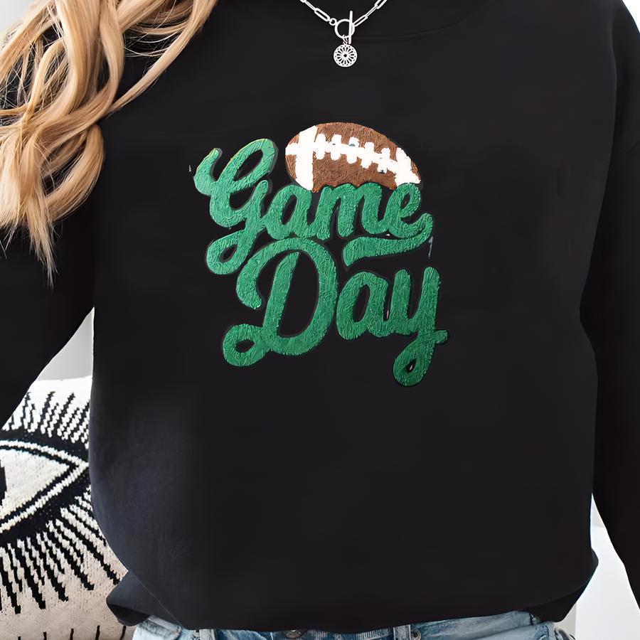 Game Day Chenille Patch, Chenille Patches, Iron On Patch, Game Day Patch, Game Day Football Patch, Chenille Patch Iron On, Football Gifts, Sweatshirt