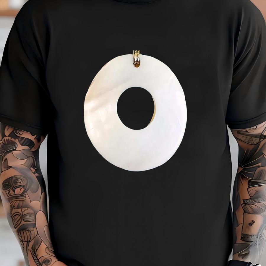 Y2k S Necklace - Mermaidcore Necklace - Iridescent S Necklace T-shirt