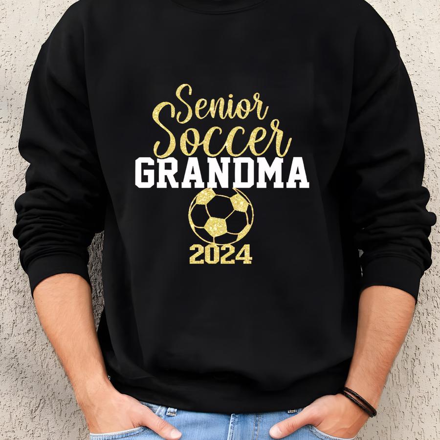 Senior Soccer Grandma 2024 Sweatshirt,glitter Senior Soccer Grandma Sweatshirt,soccer Grandma Sweatshirt,soccer Grandma Sweatshirt, Sweatshirt
