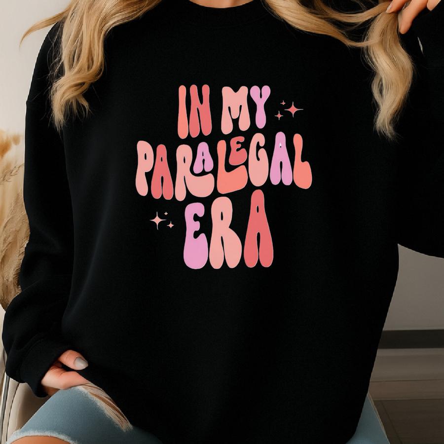 In My Paralegal Era Sweatshirt, Retro Paralegal Crewneck, Solicitor Paralegal Gift, Women In Law Shirt, Legal Assistant Sweatshirt Sweatshirt In My Paralegal Era Sweatshirt, Retro Paralegal Crewneck, Solicitor Paralegal Gift, Women In Law Shirt, Legal Assistant Sweatshirt Sweatshirt