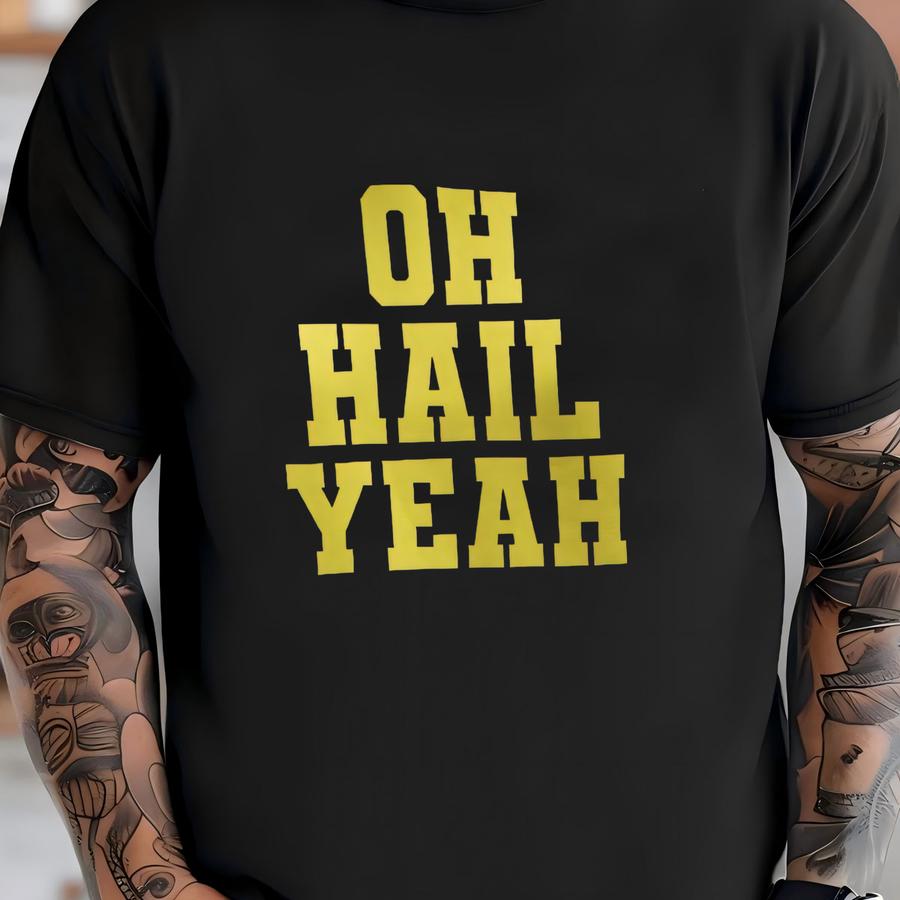 Oh Hail Yeah Michigan Michigander Pride Unisex Hoodie T-shirt