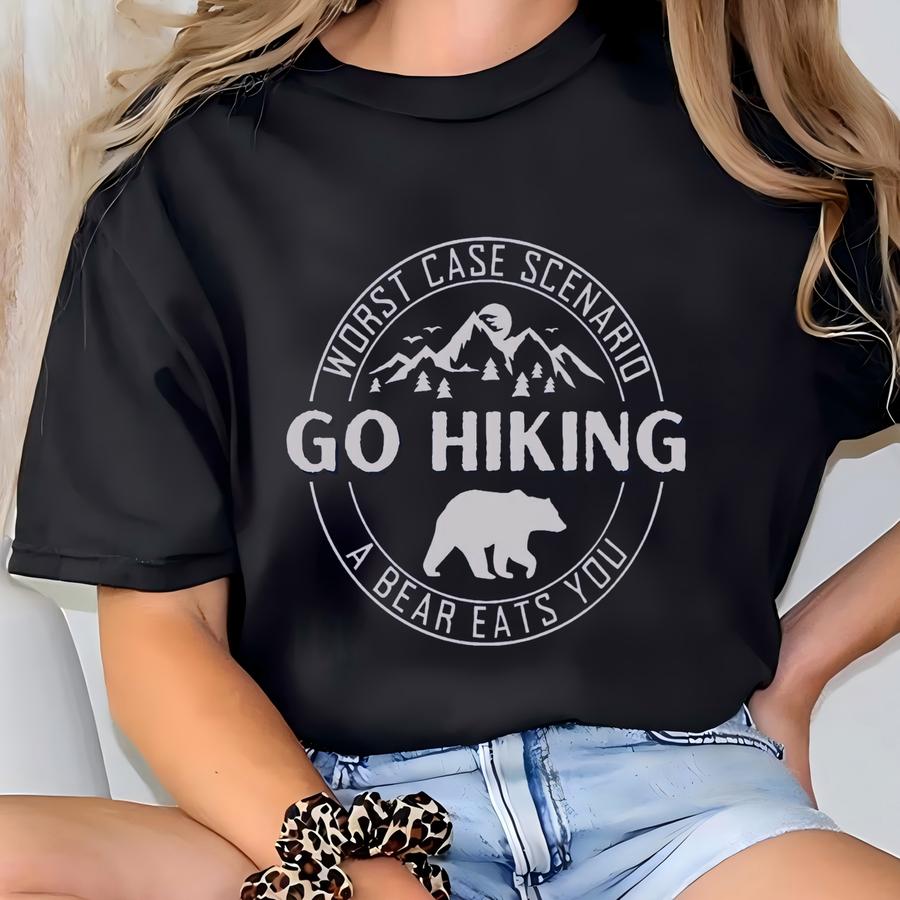 Go Hiking Adventure Hoodie T-shirt
