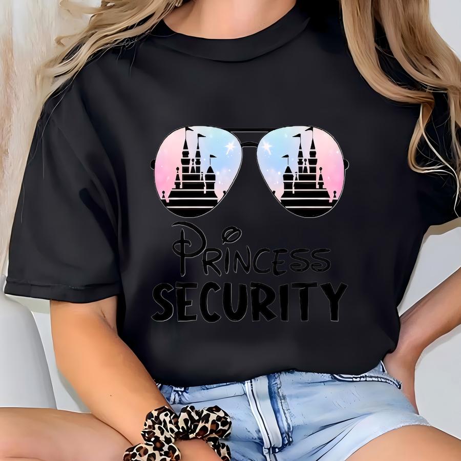 Princess Security Shirt, Land Princess Shirt, Family Trip Matching Shirt, Family Vacation Shirt, Dad Shirt T-shirt