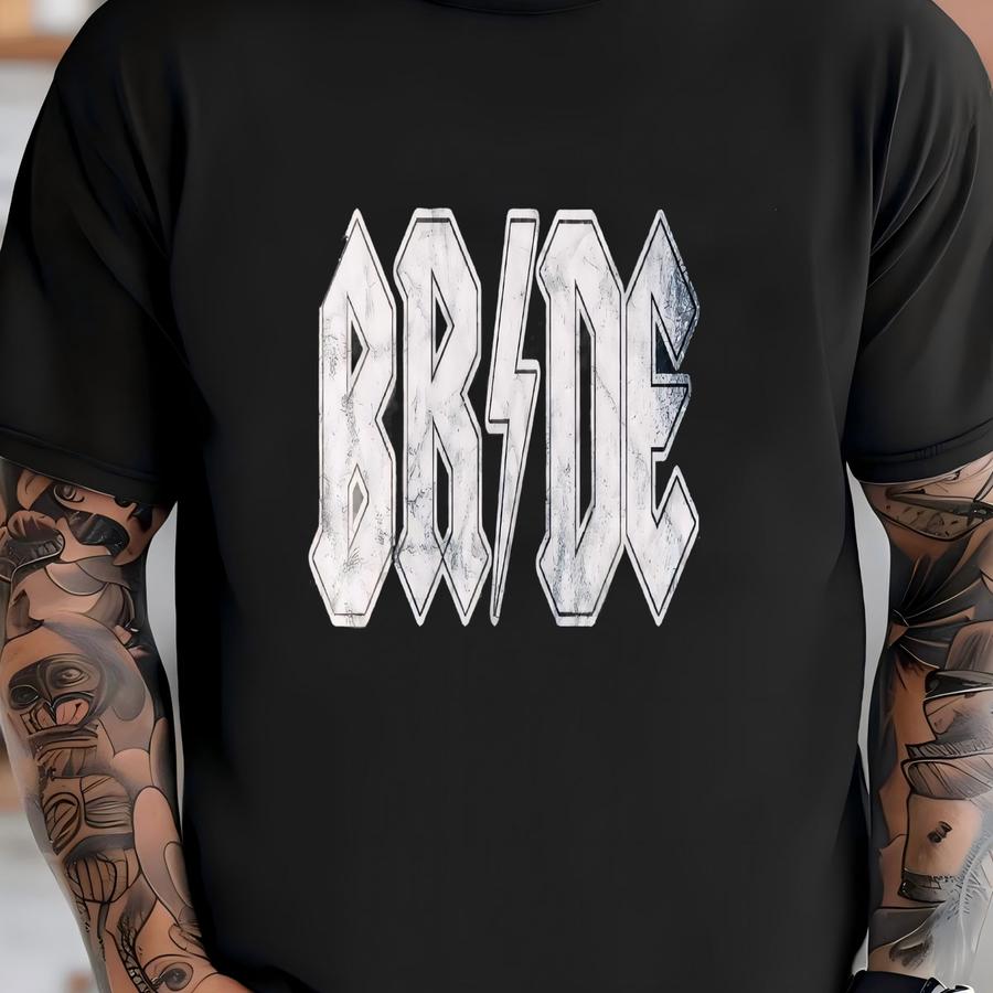 Distressed Bride Shirt - ® - Edgy Bride Shirt - Rock Bride - Cool Bride Shirt - Bride To Be Shirt - Bachelorette Shirt T-shirt