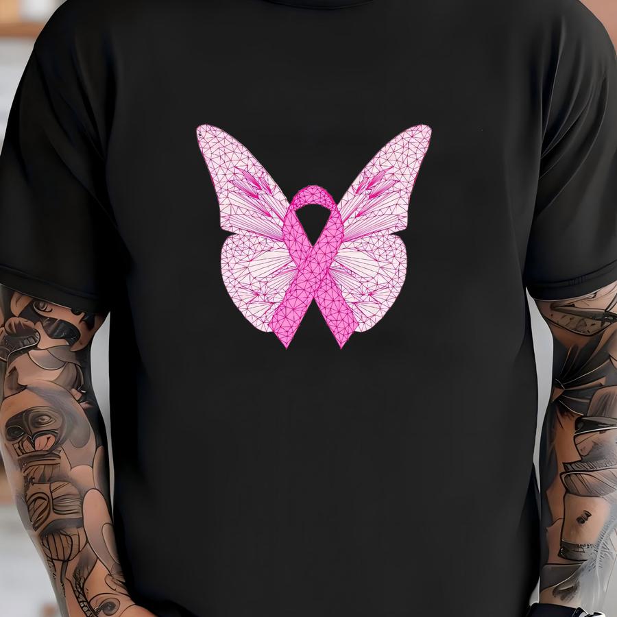 Personalized Cancer Warrior Shirt, Custom Pink Ribbon Shirt, Breast Cancer Awareness Hoodie, Breast Cancer Support, Custom Name Cancer Tee T-shirt