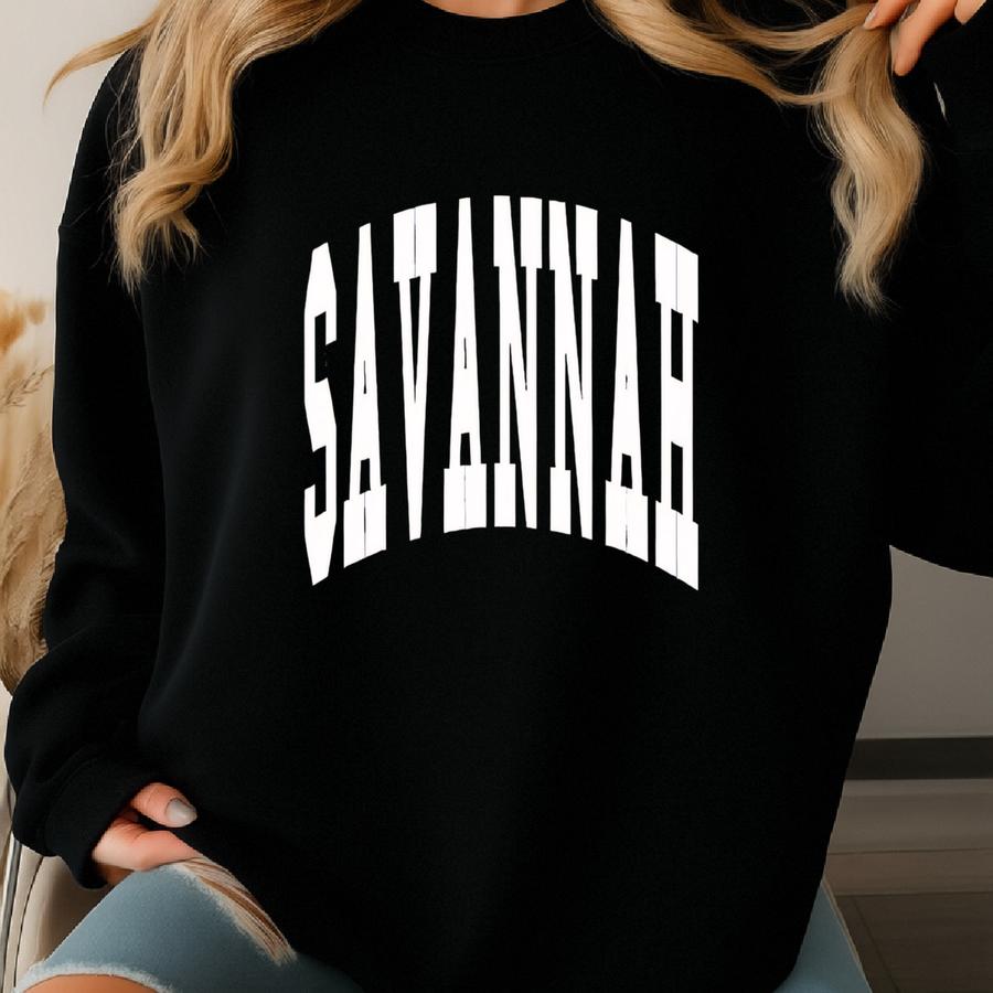 Savannah Sweatshirt, Savannah Crewneck, Savannah Bachelorette Shirts, Savannah Gifts, Savannah Girls Trip, Savannah Georgia Shirt Sweatshirt
