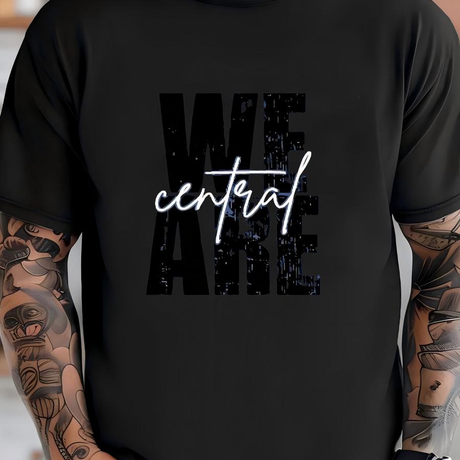 We Are Central ~ Gildan Softstyle Heather Shirt ~ Can Customize Shirt To Fit Your School Colors T-shirt