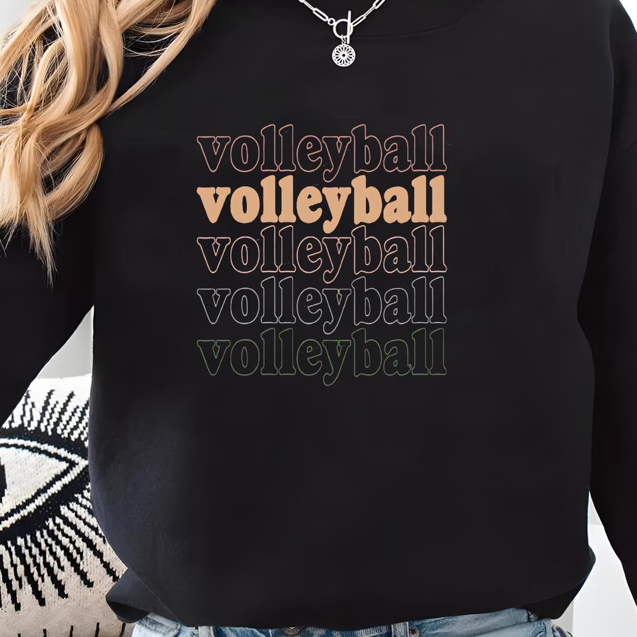 Volleyball Shirt, Volleyball Mom T-shirt, Volleyball Team Shirt, Cute Athlete Shirt, Volleyball Player Gift Tee, Game Day Shirt, Sport Tee Sweatshirt