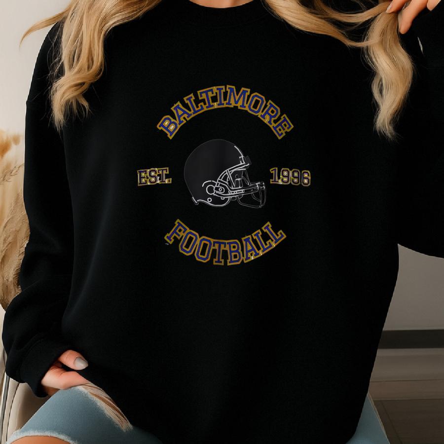 Unisex Baltimore Football Crewneck Sweatshirt Sweatshirt