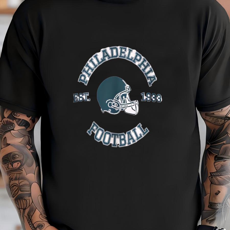 Unisex Philadelphia Football Crewneck Sweatshirt T-shirt